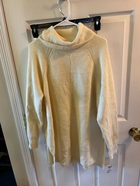 Women’s Cream Cowl Neck Sweater